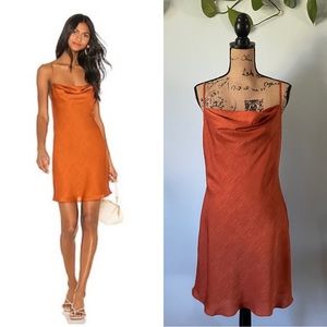 x REVOLVE Ira Mini Dress in Burnt Orange 
House of Harlow 1960 Size Lg Sold Out